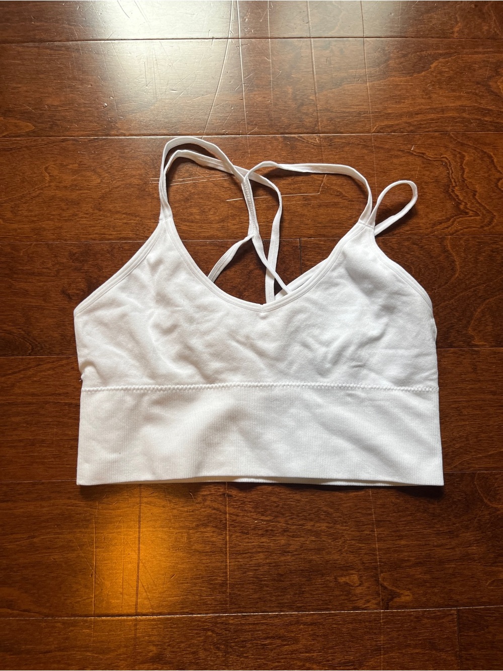 Brand New White Sports Bralette - Lightweight Support